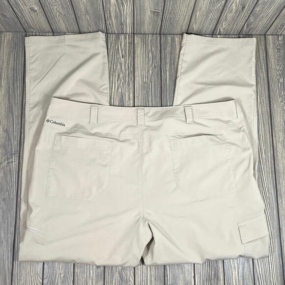 Columbia Omni Shade Pant Men Hiking Fishing Golf Sun Protection Cargo Sz 44x32 - Picture 5 of 7